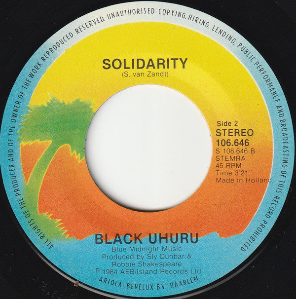Black Uhuru : What Is Life (7", Single)