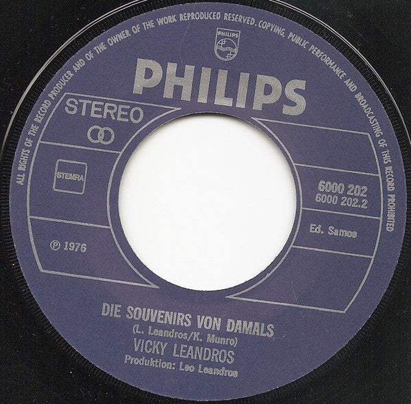 Vicky Leandros : Tango D'Amor (7", Single)