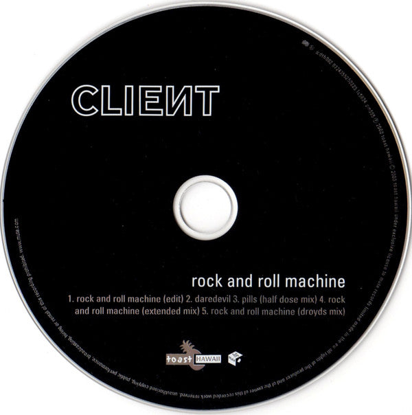 Client : Rock And Roll Machine (CD, Single)