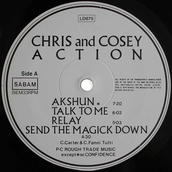 Chris & Cosey : Action (LP)
