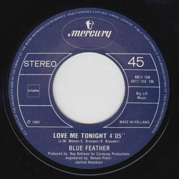 Blue Feather : It's Love (7", Single)