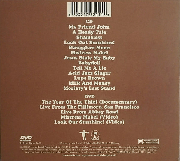 The Fratellis : Here We Stand (CD, Album + DVD-V, NTSC + Dlx)