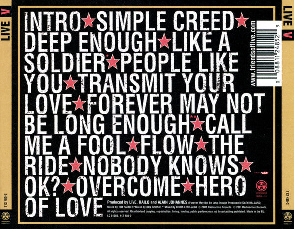 Live : V (CD, Album, Enh)