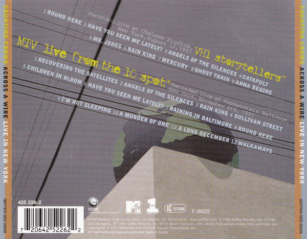 Counting Crows : Across A Wire: Live In New York City (2xCD, Album)