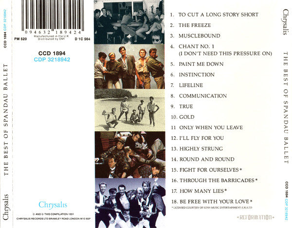 Spandau Ballet : The Best Of Spandau Ballet (CD, Comp)