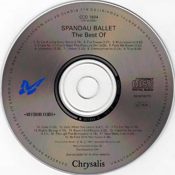 Spandau Ballet : The Best Of Spandau Ballet (CD, Comp)