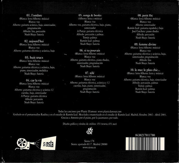 Plastic D'Amour : Olivia (CD, Album)