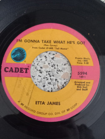 Etta James : Security / I'm Gonna Take What He's Got (7")