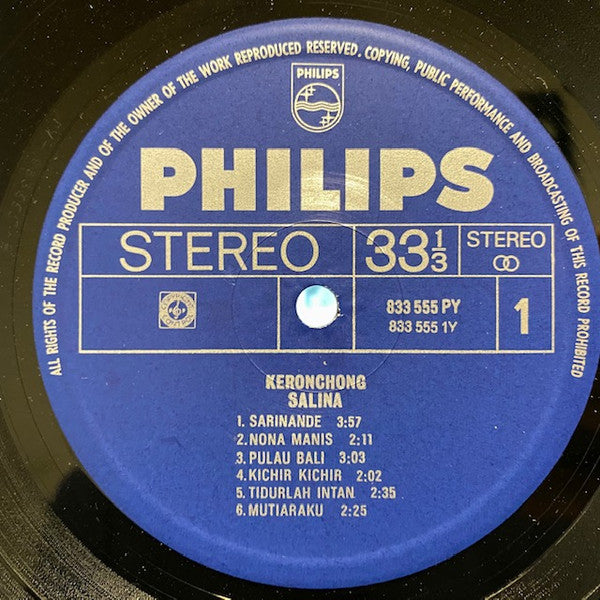 Salina (2) : Keronchong (LP, Album)