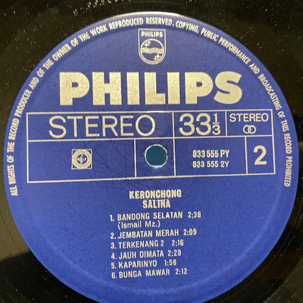 Salina (2) : Keronchong (LP, Album)