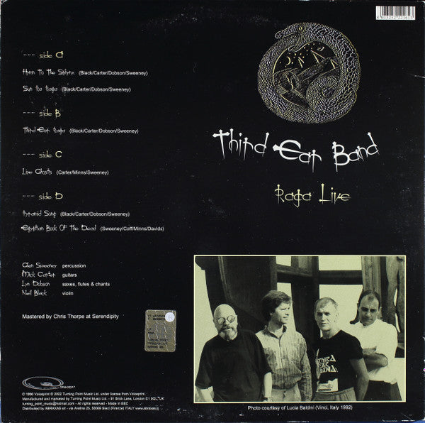 Third Ear Band : Raga Live (2xLP, Album, RE, 180)