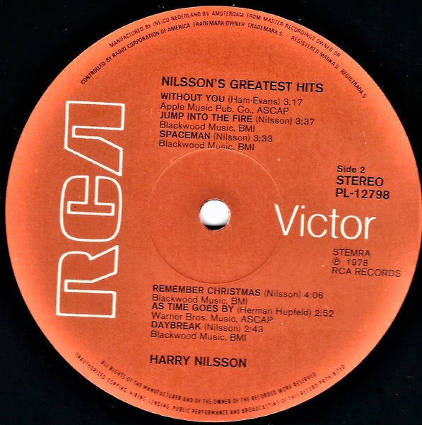 Harry Nilsson : Greatest Hits (LP, Comp)