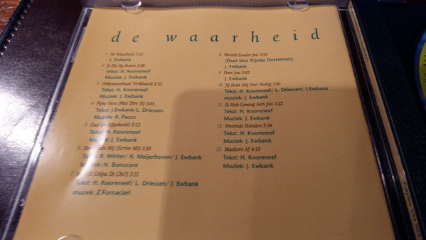 Marco Borsato : De Waarheid (CD, Album, RP)