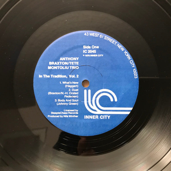 Anthony Braxton : In The Tradition Volume 2 (LP)