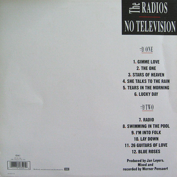 The Radios : No Television (LP, Album)