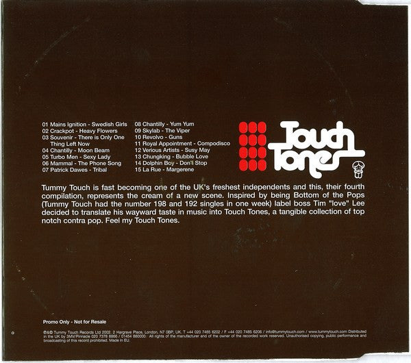 Various : Touch Tones (CD, Comp, Promo)