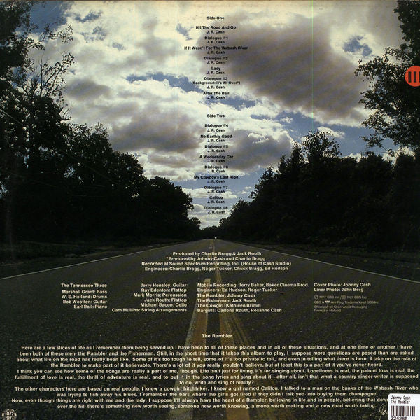Johnny Cash : The Rambler (LP, Album)