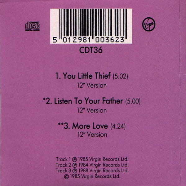 Feargal Sharkey : You Little Thief (CD, Mini)