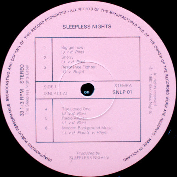 Sleepless Nights (3) : Sleepless Nights (LP, Album)