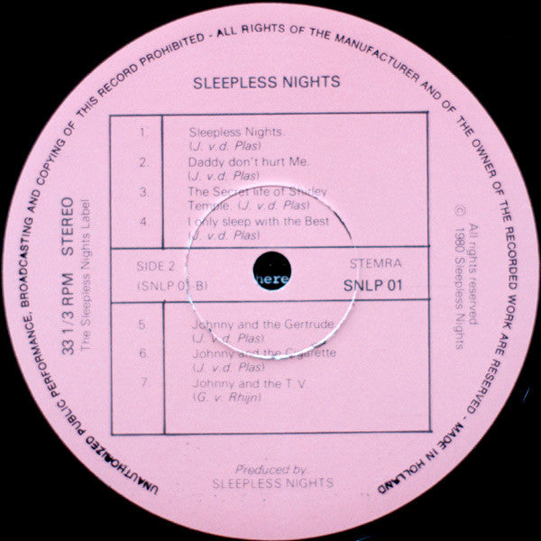 Sleepless Nights (3) : Sleepless Nights (LP, Album)