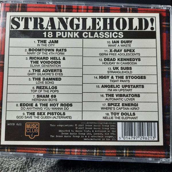 Various : Stranglehold! 18 Punk Classics (CD, Comp)