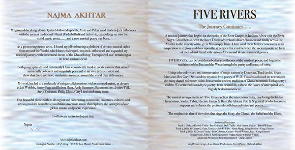 Najma Akhtar : Five Rivers (LP)