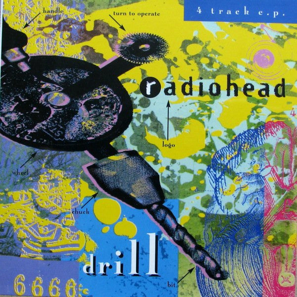Radiohead : Drill (12", EP, Ltd, RE, 180)