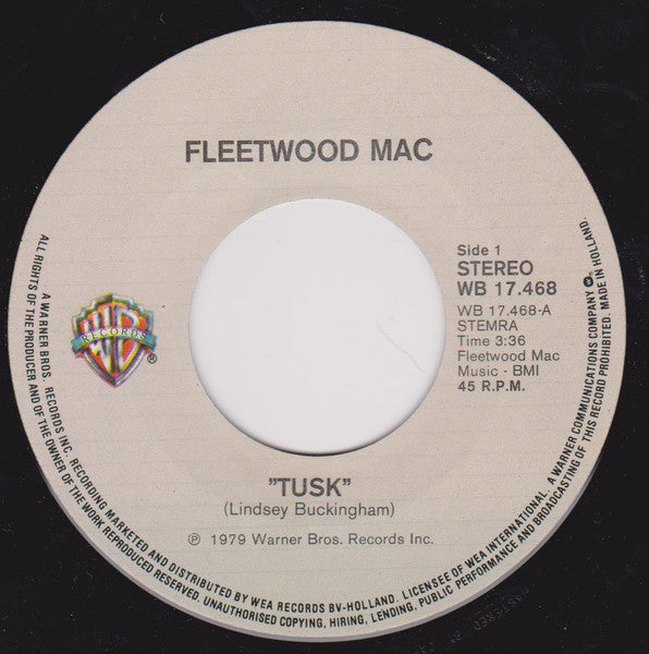 Fleetwood Mac : Tusk (7", Single)
