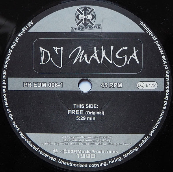 DJ Manga : Free (12")