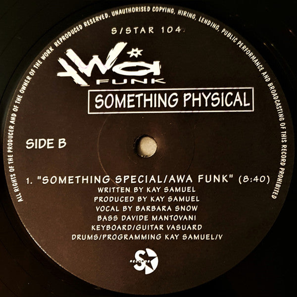 Awa Funk : Something Physical (12")
