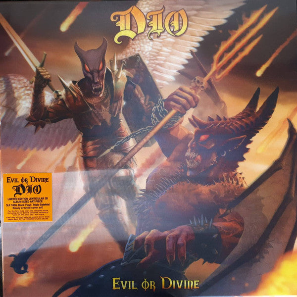 Dio (2) : Evil Or Divine (3xLP, Album, Ltd, RE, RM, Len)