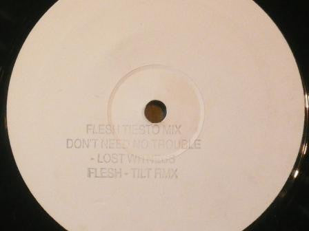 Jan Johnston / Coldplay : Flesh / Don't Need No Trouble (12", Unofficial, W/Lbl)