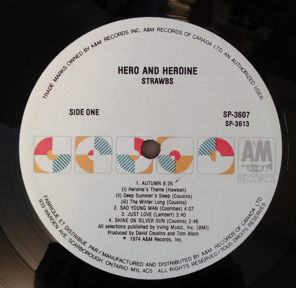 Strawbs : Hero And Heroine (LP, Album, RE)