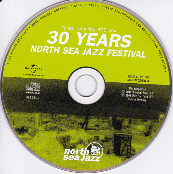 Various : 30 Years North Sea Jazz Festival (CD, Comp)