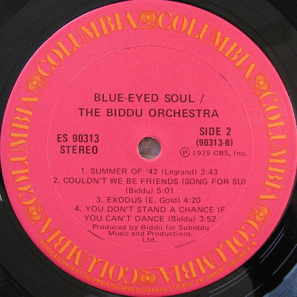 Biddu Orchestra : Blue-Eyed Soul (LP, Album)