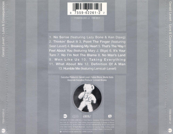 Gerald Levert : Love & Consequences (CD, Album)