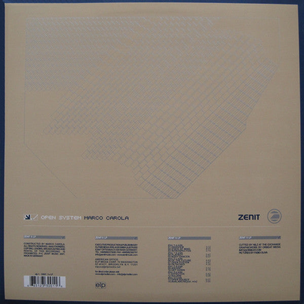 Marco Carola : Open System (3xLP)