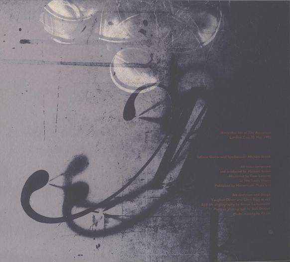 Michael Brook : Live At The Aquarium (London Zoo 21 May 1992) (CD, Album, Ltd, Dig)