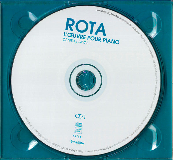 Nino Rota - Danielle Laval, Giuseppe Grazioli, Orchestra Città Di Ferrara : L'Œuvre Pour Piano Seul - Concero Soirée - Fantasia 'Don Giovanni' (2xCD, Comp)