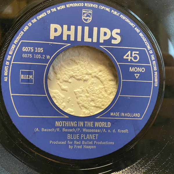 Blue Planet (4) : I'm Going Man I'm Going / Nothing In The World (7", Single, Mono, Juk)
