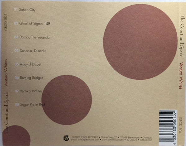 The Court And Spark : Ventura Whites (CD, Album)