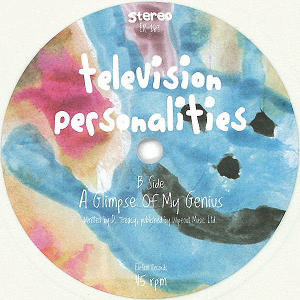 Television Personalities : People Think That We're Strange (7", Single, Ltd, Whi)