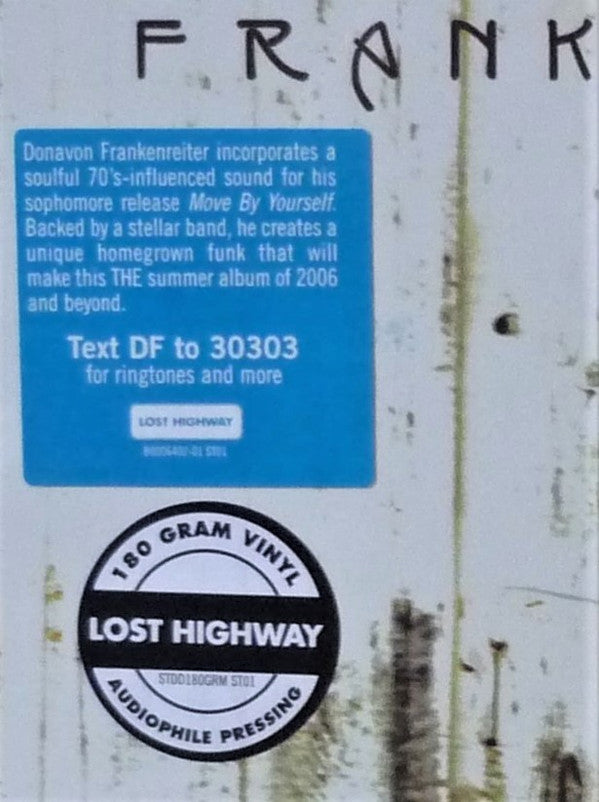 Donavon Frankenreiter : Move By Yourself (LP, Album)