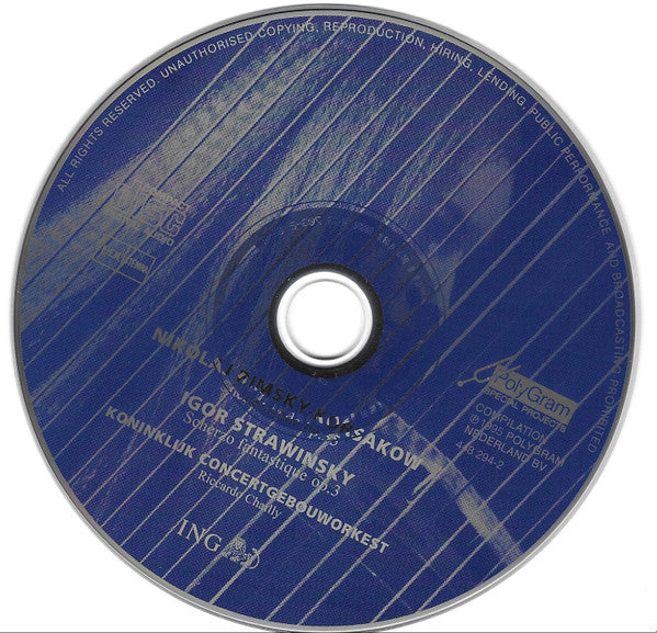 Nikolai Rimsky-Korsakov, Igor Stravinsky - Jaap Van Zweden - Concertgebouworkest / Riccardo Chailly : Scheherazade / Scherzo Fantastique (CD, Comp)