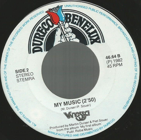 Vanessa (2) : Cheerio (7", Single)