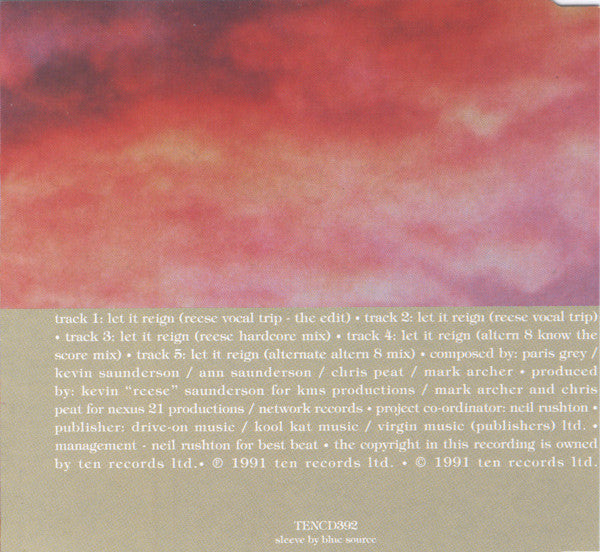 Inner City : Let It Reign (CD, Single)