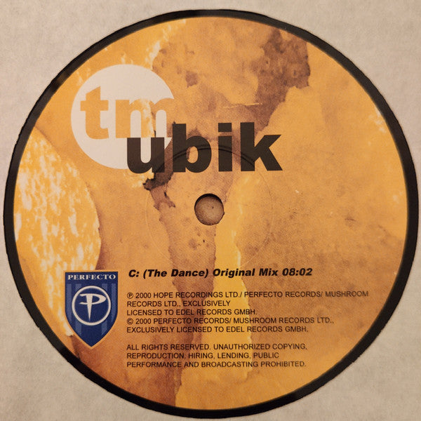 Timo Maas Featuring Martin Bettinghaus : Ubik (2x12")