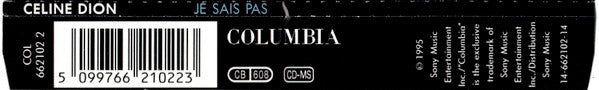 Céline Dion : Je Sais Pas (CD, Maxi)