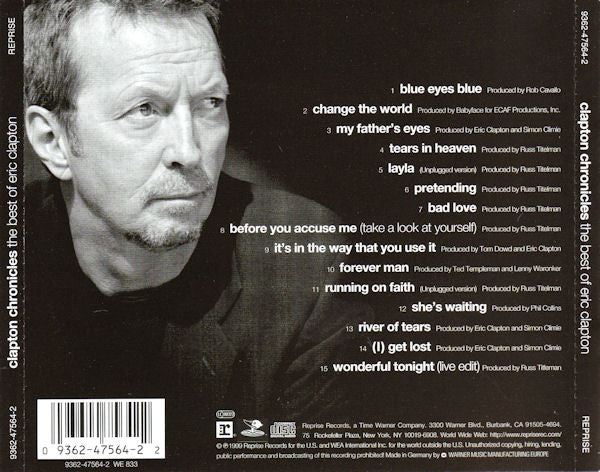 Eric Clapton : Clapton Chronicles (The Best Of Eric Clapton) (CD, Comp)