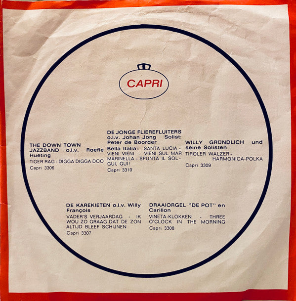 Draaiorgel De Pot : Vineta-klokken (7", Single)